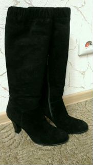 Сапоги зимние замшевые новые