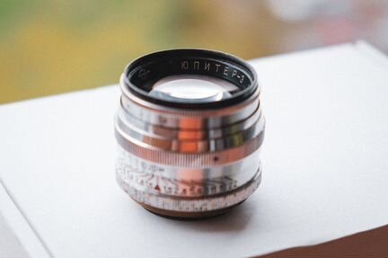 Объектив Юпитер - 3. 1,5/5 см M39