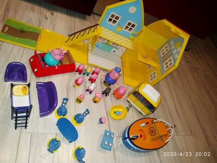 Свинка пепа (peppa) дом+ наборы