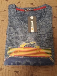 Лонгслив со скриптом. L, XL, 2XL