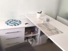Компьютерный стол белый hoff