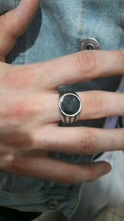 Кольцо мужские печатка