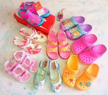 Crocs 11 - 13, skechers и 28 - 30 размер