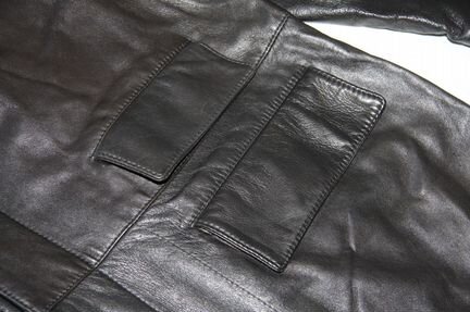 Princip De Cuir Кожаный Плащ