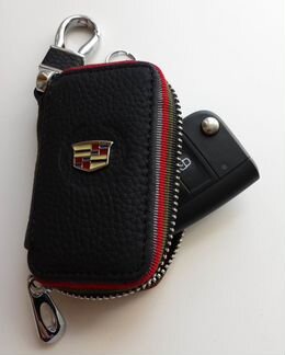 Кожаная ключница (чехол) на ключ Кадиллак