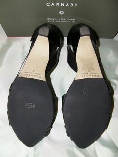 Carnaby р38 босоножки туфли чёрные Chester